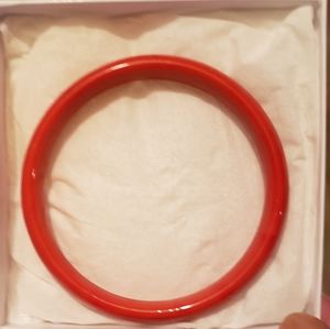 RED JADE BANGLE BRACELET